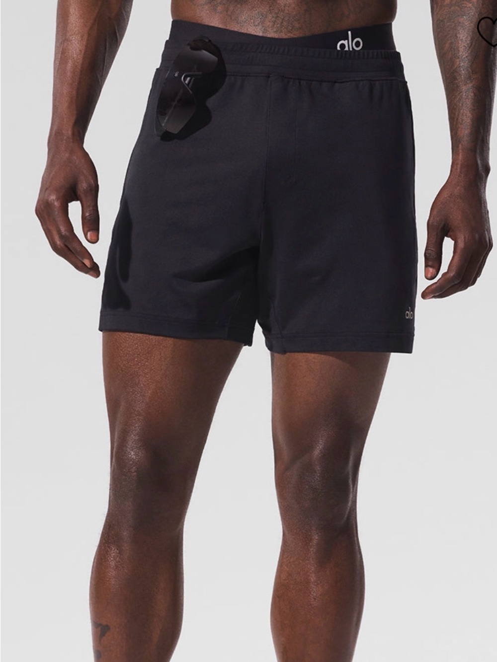 7TH RESTOCK ALO Yoga Mens Conquer React” Performance Short 7” Inseam (L)